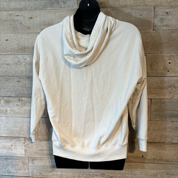 🛍️3/$30 Buffalo David Bitton women’s white hooded pullover sweatshirt size XL - Picture 3 of 7